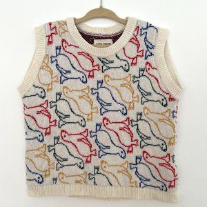 Bobo Choses seals sweater vest kid. Size 4-5 Y